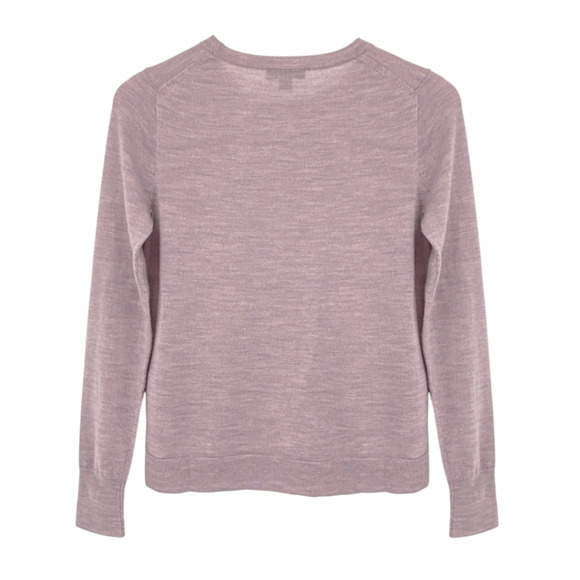 J.CREW Margot Crewneck Sweater in Faded Lavender Multi Heather XS - Picture 2 of 8